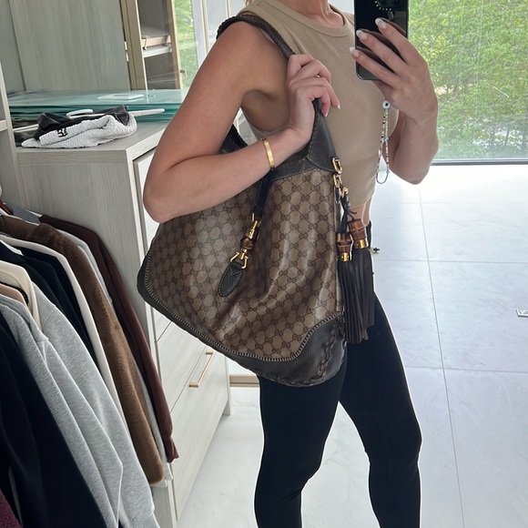 Gucci New Jackie Bag GG Coated Canvas Large - Picture 10 of 16